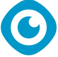 A blue circle with an image of a fish in it.